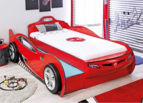 CARBED Кровать-машина Coupe с выдвижной кроватью Red 20.03.1306.00 в Ярославле - yaroslavl.katalogmebeli.com | фото