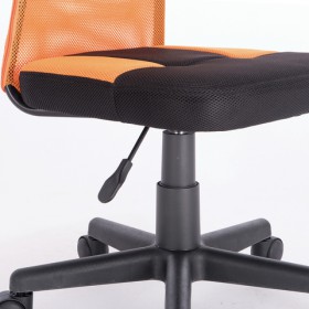 Кресло компактное BRABIX Smart MG-313 (черный, оранжевый) в Ярославле - yaroslavl.katalogmebeli.com | фото 5