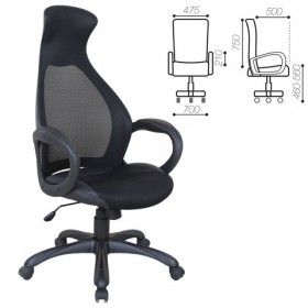 Кресло офисное BRABIX Genesis EX-517 (черное) в Ярославле - yaroslavl.katalogmebeli.com | фото