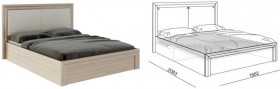 Кровать 1,6 Глэдис (М32) с подъемным механизмом Распродажа в Ярославле - yaroslavl.katalogmebeli.com | фото 2