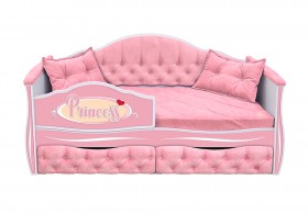 Кровать 160 серии Иллюзия 2 ящика 15 Бледно-розовый (подушки) в Ярославле - yaroslavl.katalogmebeli.com | фото