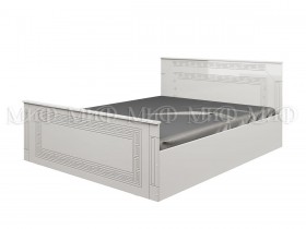 Кровать Афина-1 1,4 м (Белый/Белый глянец) в Ярославле - yaroslavl.katalogmebeli.com | фото