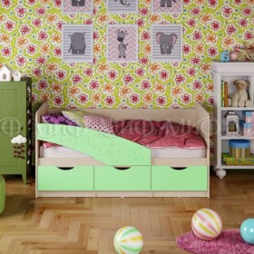 Кровать Бабочки 2,0м (Салат матовый) в Ярославле - yaroslavl.katalogmebeli.com | фото