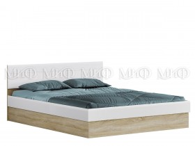 Кровать с подъемным механизмом 1,4 спальня Фортуна (Дуб сонома/белый глянец) в Ярославле - yaroslavl.katalogmebeli.com | фото