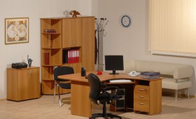 Мебель для персонала Рубин 42 Светлый миланский орех в Ярославле - yaroslavl.katalogmebeli.com | фото 2