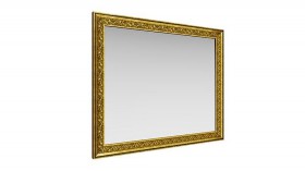 Зеркало навесное "Айрум"/(дуб кальяри / профиль: золото с орнаментом) в Ярославле - yaroslavl.katalogmebeli.com | фото